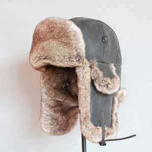 Trapper Hat Mens Fur Cap