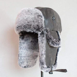 Trapper Hat Mens Fur Cap