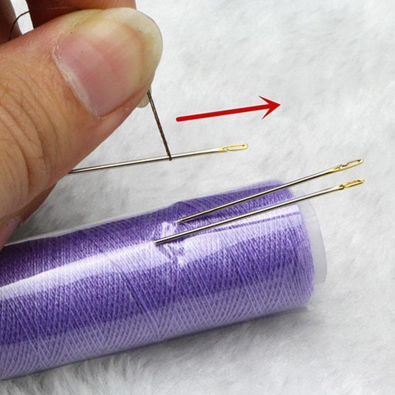 Self-threading Needles