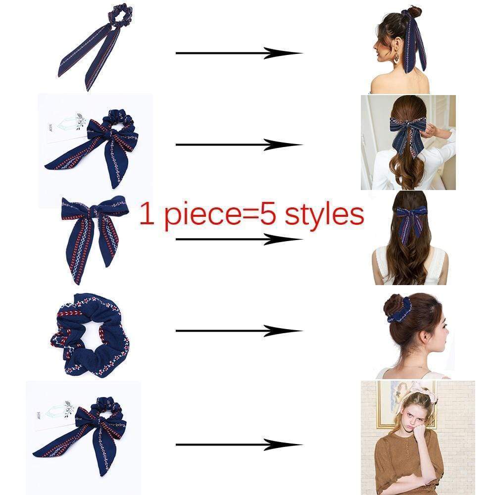 Scrunchies Hair Cute Bow