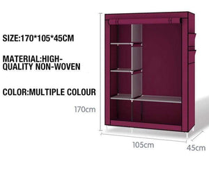 Portable Closet Wardrobe Clothes Rack