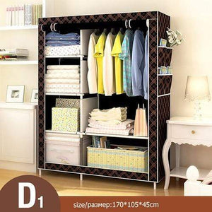 Portable Closet Wardrobe Clothes Rack