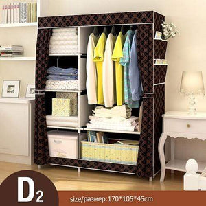 Portable Closet Wardrobe Clothes Rack