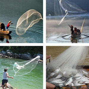 Fishing Net Cast Throwing