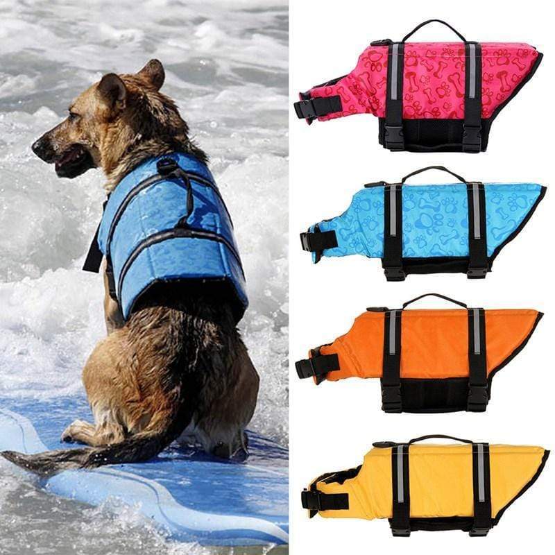 Dog Life Jacket Vest Swim Flotation