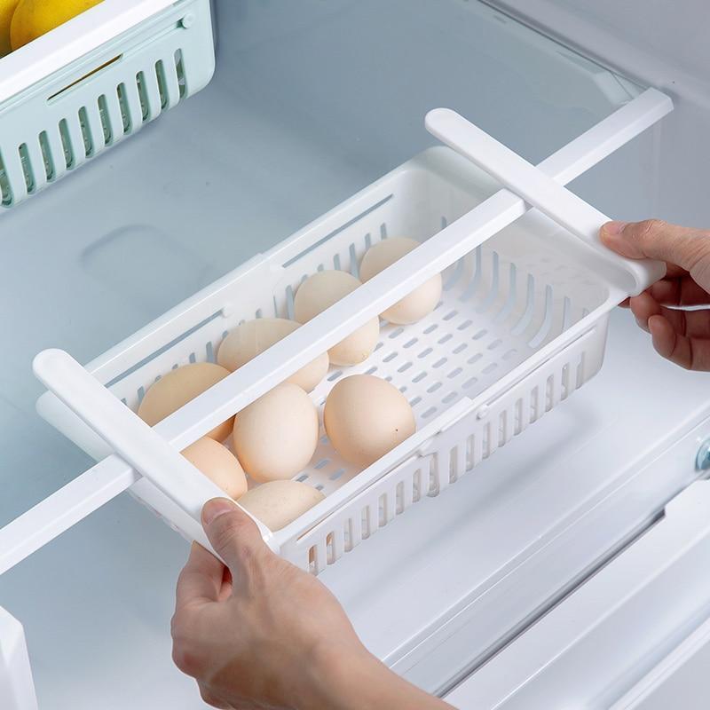 Kitchen Storage Refrigerator Partition Storage Rack
