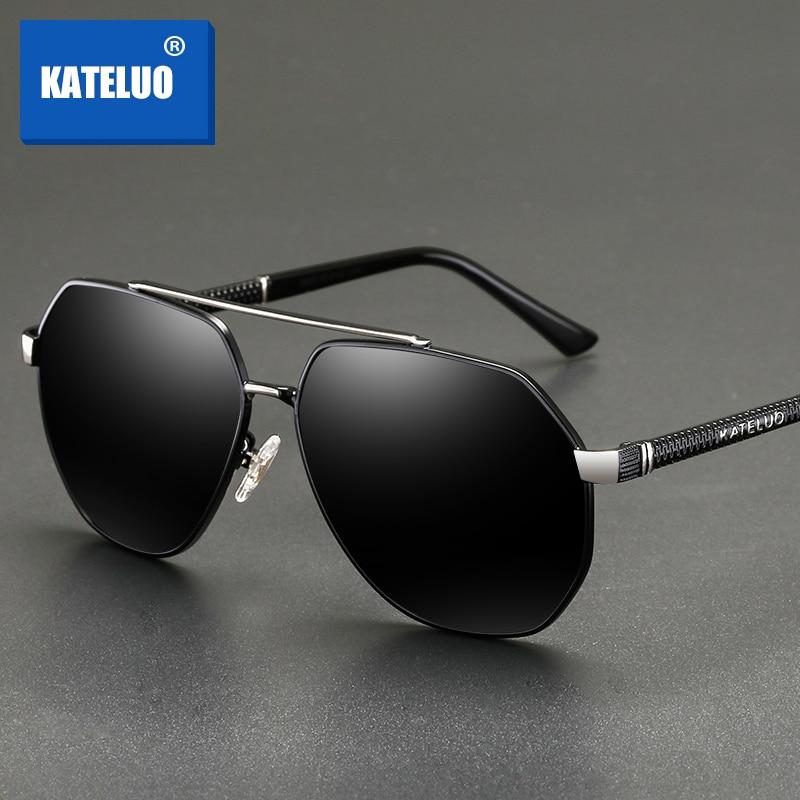 KATELUO Classic Mens Military Quality Sunglasses HD Polarized UV400 Male Sun Glasses For Men Eyewear Accessories 6603