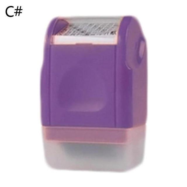 Identity Theft Protection Privacy Security Stamp Hide ID Protect Roller Guard