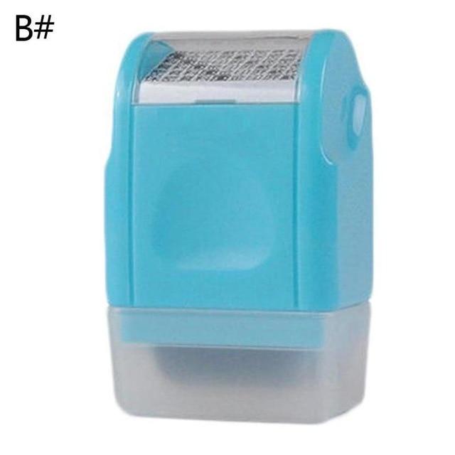 Identity Theft Protection Privacy Security Stamp Hide ID Protect Roller Guard