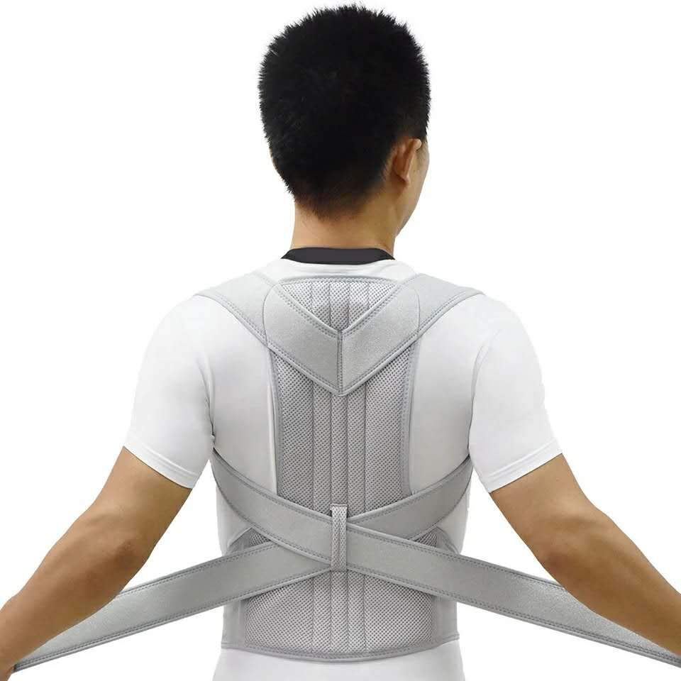 Back Brace Posture Corrector Adjustable for Women & Men Improves Back Lumbar Support Belts for Upper Back Pain Relief