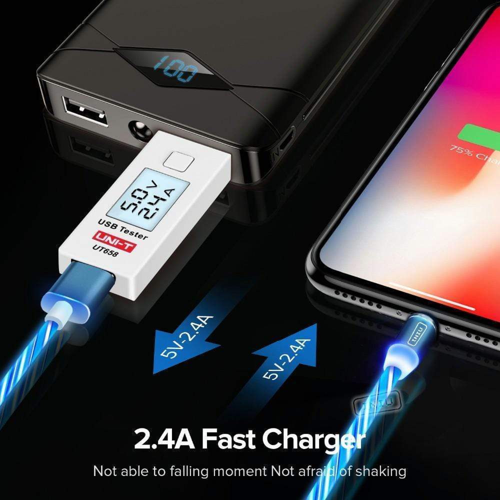 LED Magnetic 3 in 1 USB Charging Cable