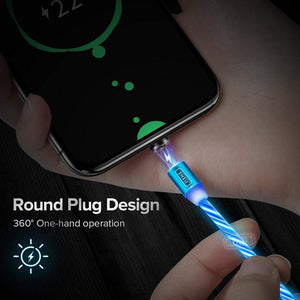 LED Magnetic 3 in 1 USB Charging Cable