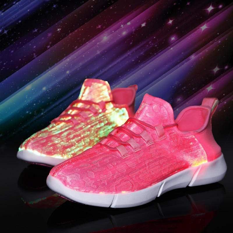 Luminous Fiber Optic Shoes