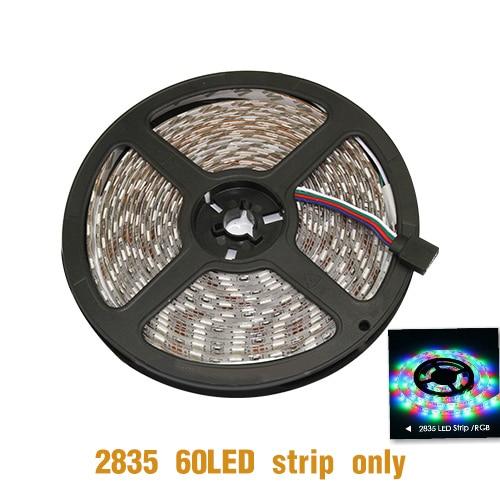 DC 12V LED Strip Light Flexible Diode Ribbon Tape RGB SMD 2835 5050 44Key Power Remote 5M 10M 15M Full Set Waterproof Lighting