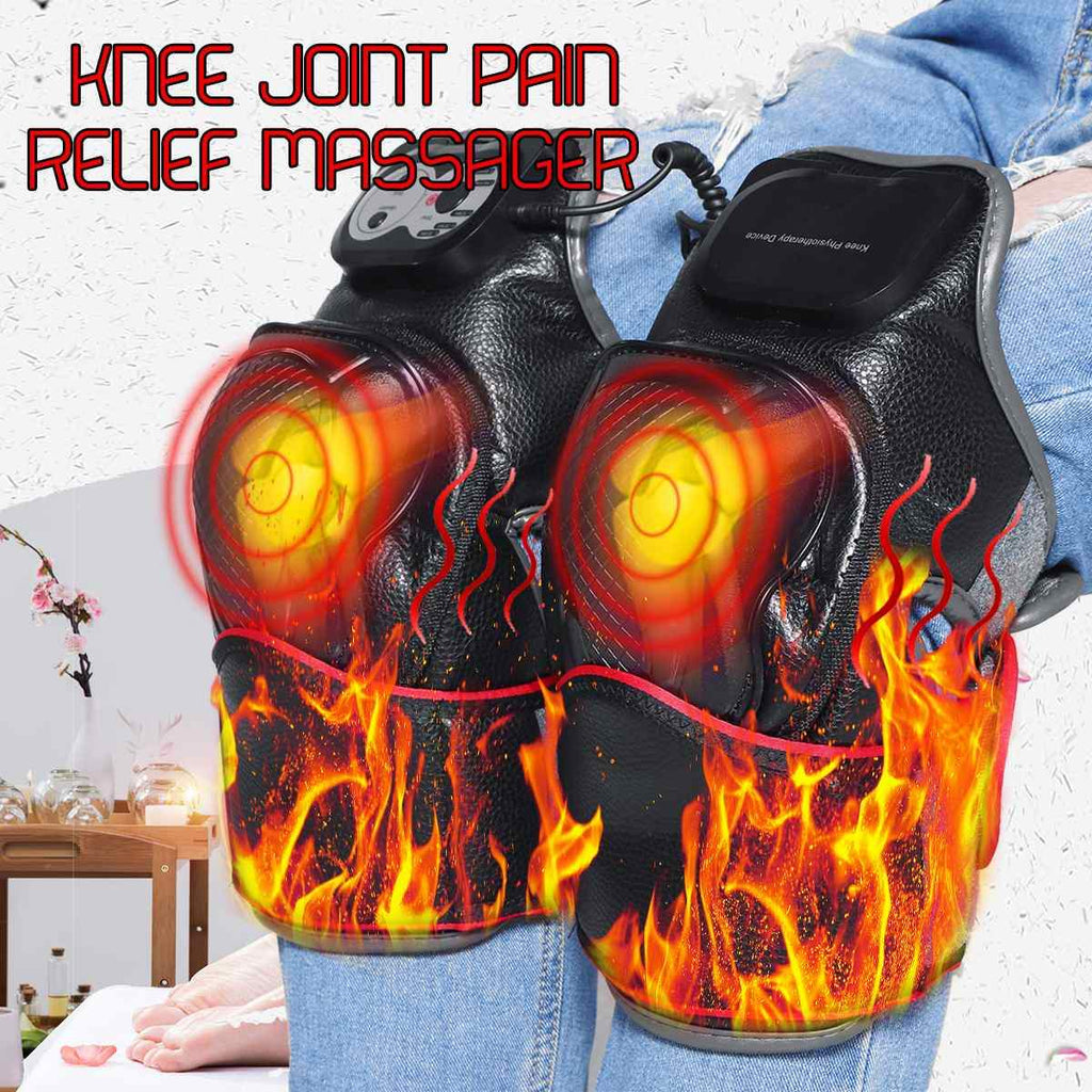 Infrared Heated Adult Knee Massager Rehabilitation Magnetic Vibration Heating Joint Physiotherapy Electric Massage Pain Relief