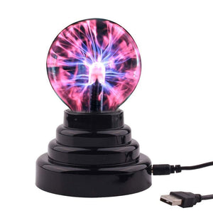 Plasma Ball Atomosphere Night Light Lava Lamp Supply By USB and AAA Batteries Kids Gift 2019 Magic Lightning Bolt LED Lampen