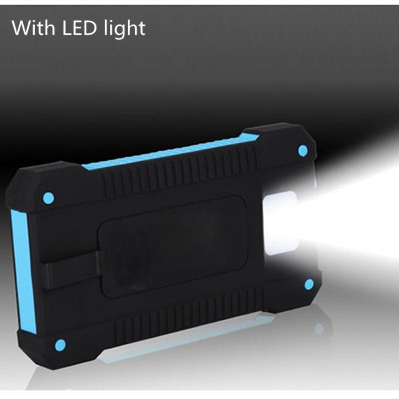 Solar Battery Charger Power Bank USB Powered