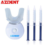 3x gels with 1x mini LED Lamp Teeth Whitening Light Lamp Kit Home Teeth Tooth Whitener Kits Bleaching Dental Oral Care Cleaning