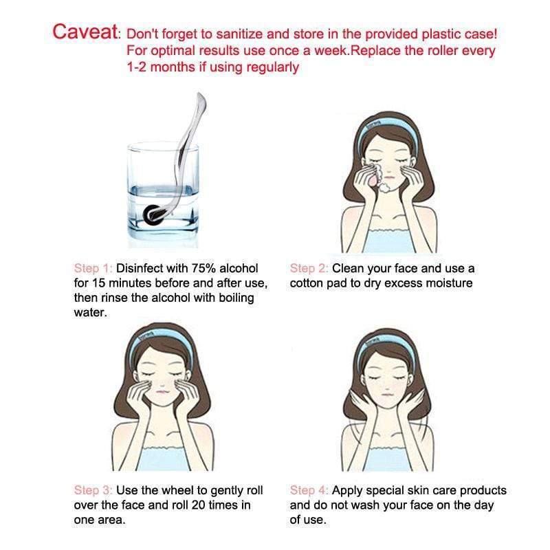 Derma Roller Microneedling Titanium