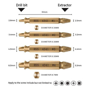 Screw Extractor Bolt Easy Out Set