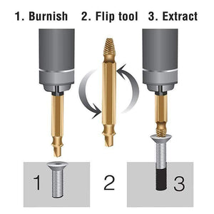 Screw Extractor Bolt Easy Out Set